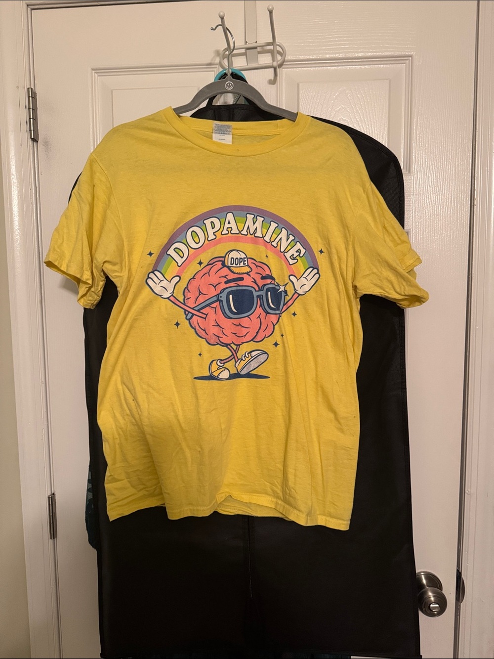 Dopamine Graphic Yellow Tee